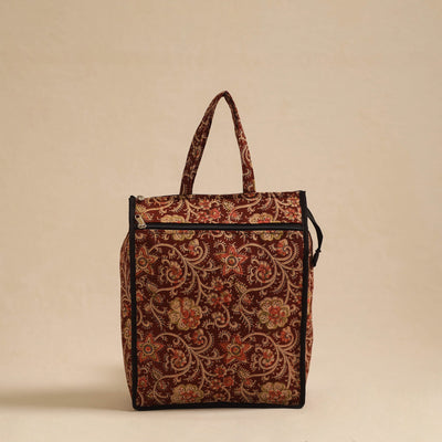 Brown - Handcrafted Cotton Shopping Hand Bag 27