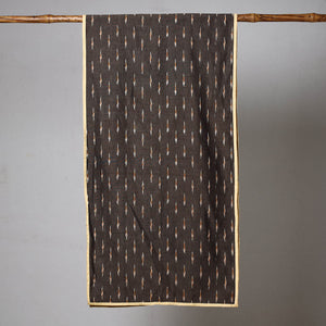 Brown - Cotton Pochampally Ikat Stole 16