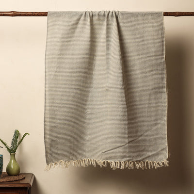 Beige - Waffle Weave Handwoven Pure Cotton Towel