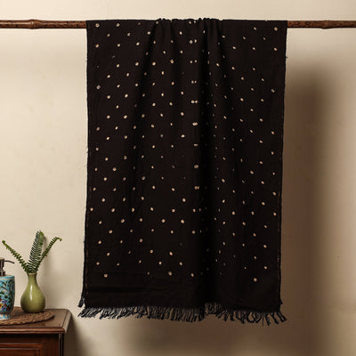 Brown - Bandhani Tie-Dye Handloom Cotton Towel