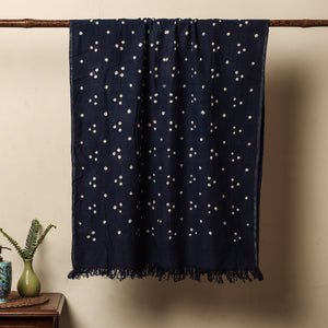 Black - Bandhani Tie-Dye Handloom Cotton Towel