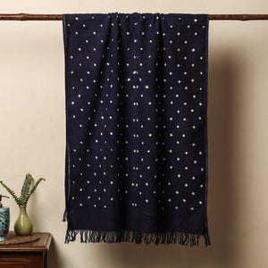 Blue - Bandhani Tie-Dye Handloom Cotton Towel