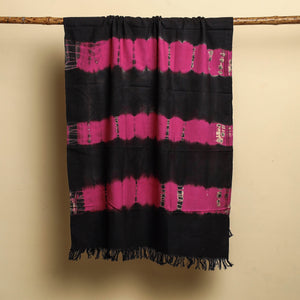 Black - Jhiri Handloom Shibori Tye-Dye Pure Cotton Towel