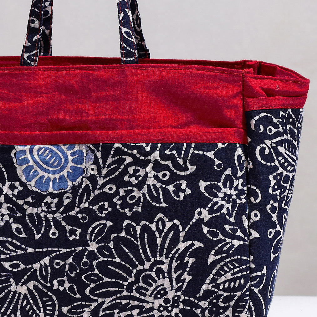 Black - Handmade Cotton Multipurpose Cosmetic/Toiletry Bag