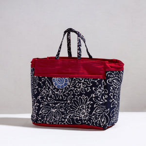 Black - Handmade Cotton Multipurpose Cosmetic/Toiletry Bag