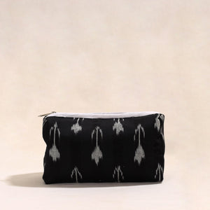Black - Handmade Cotton Toiletry Pouch 02