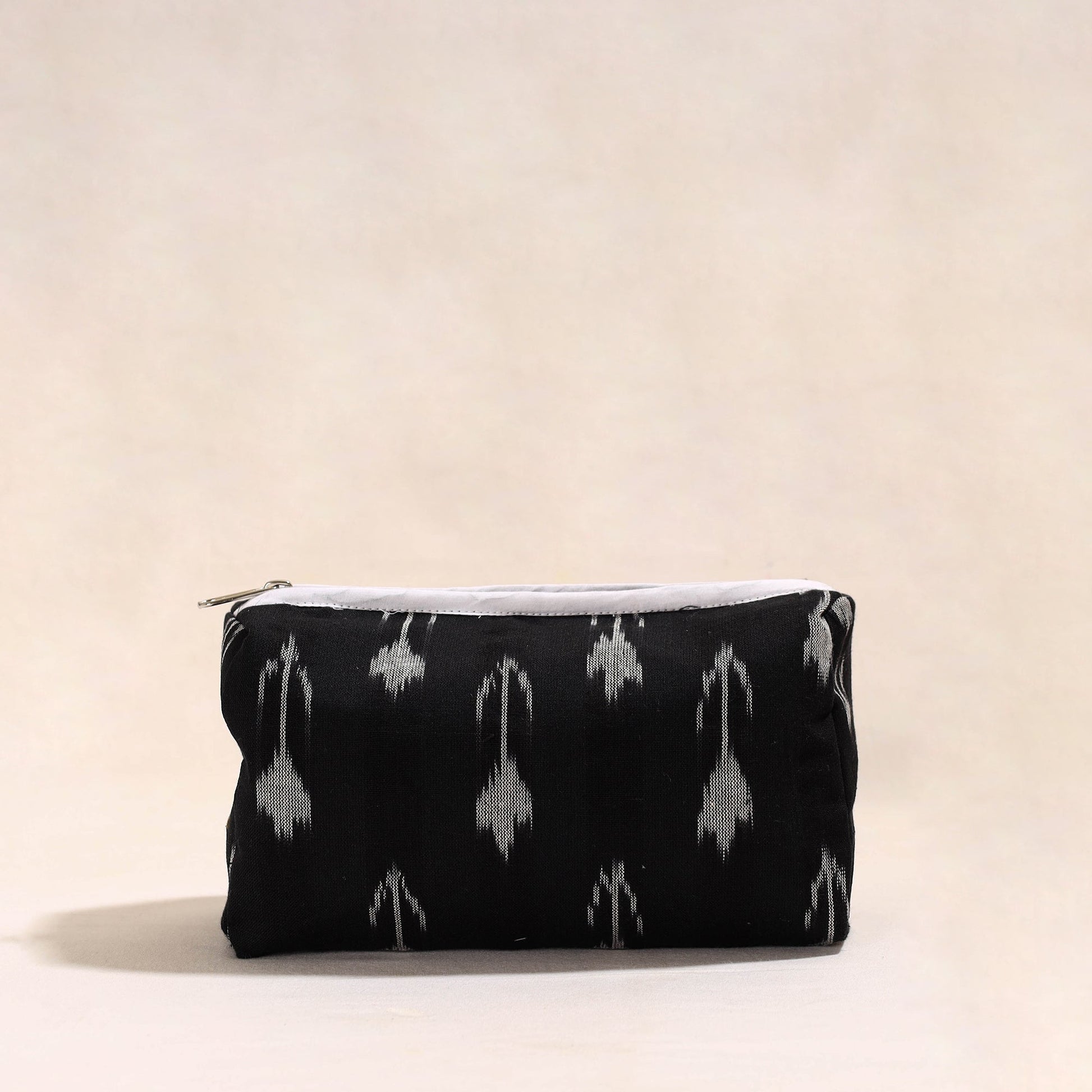 Black - Handmade Cotton Toiletry Pouch 02