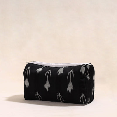 Black - Handmade Cotton Toiletry Pouch 02