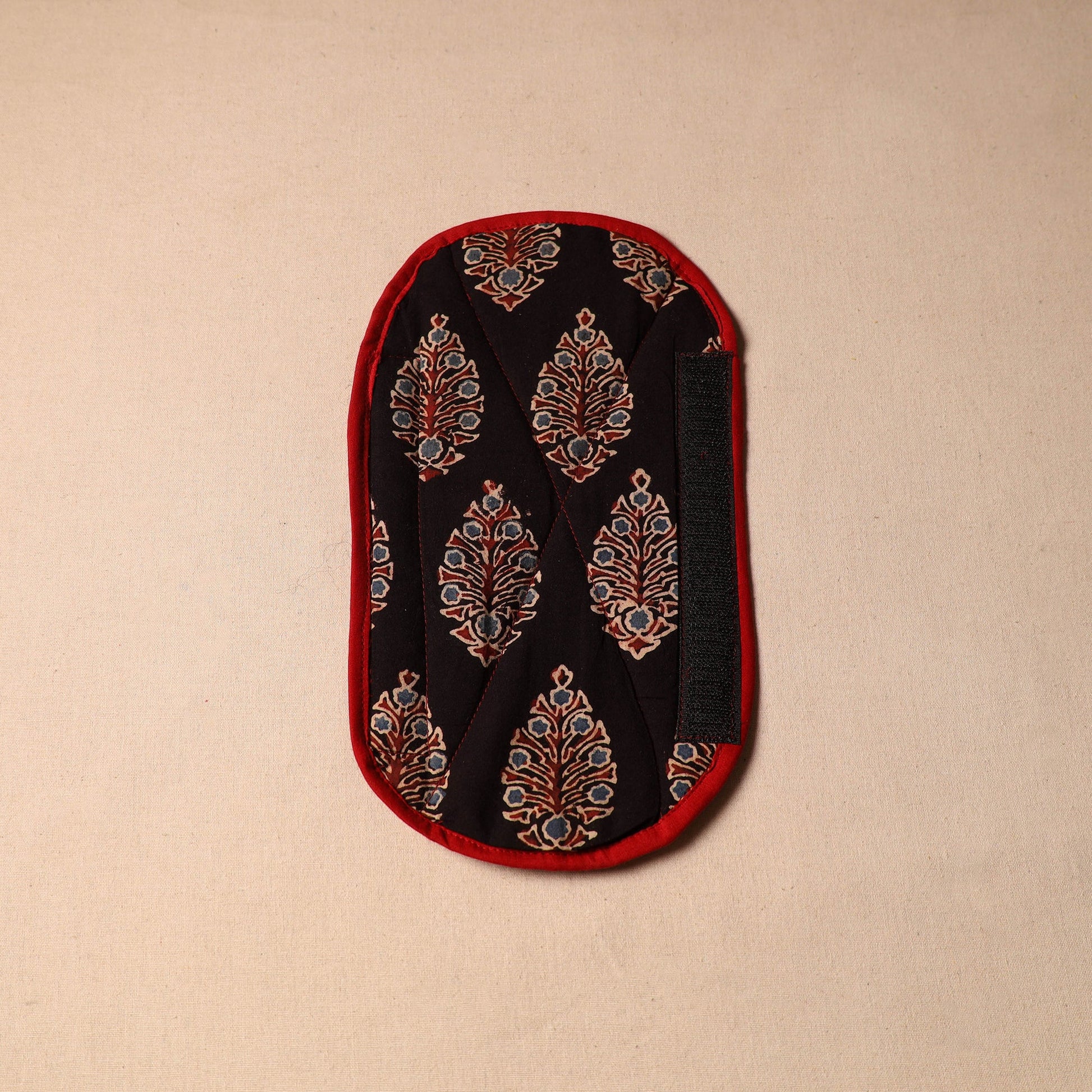 Black - Handmade Cotton Fridge Handle Cover 13