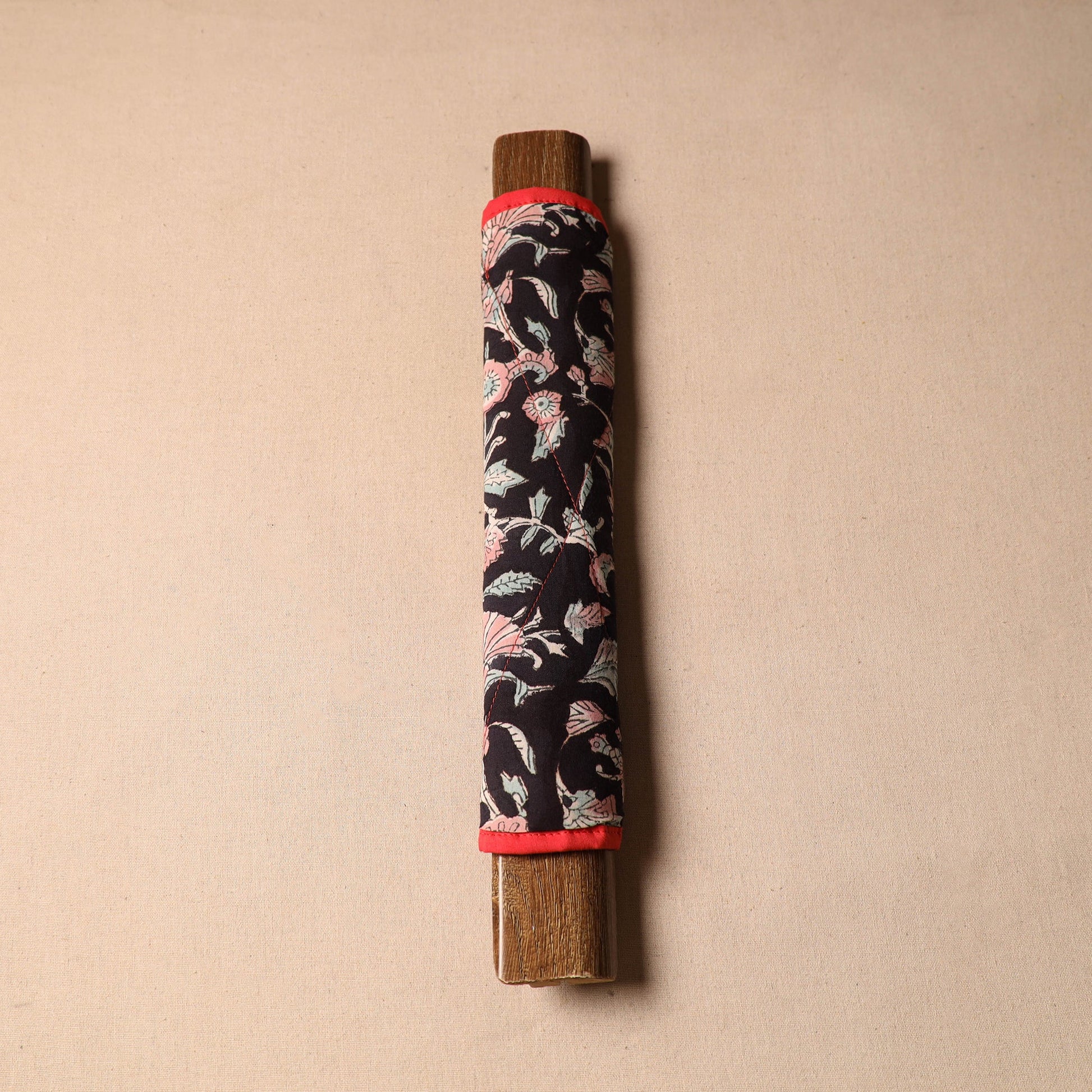 Black - Handmade Cotton Fridge Handle Cover 14