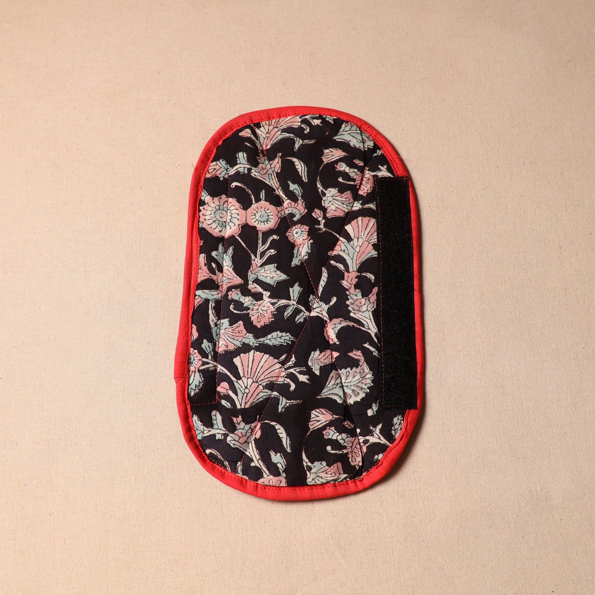 Black - Handmade Cotton Fridge Handle Cover 14