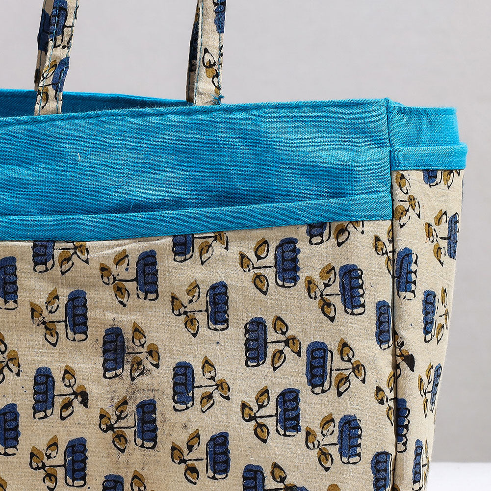Beige - Handmade Cotton Multipurpose Cosmetic/Toiletry Bag