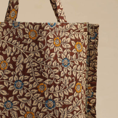 Beige - Handcrafted Cotton Frill Jhola Bag 29