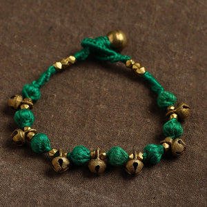 Tribal Odisha Dokra Threadwork Handmade Anklet 119