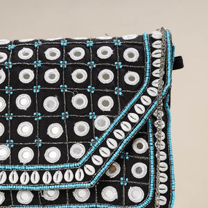 Black - Banjara Boho Ethnic Embellished Handcrafted Sling Bag
