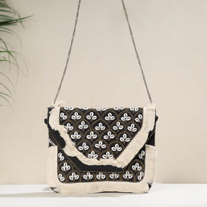 Black - Banjara Boho Ethnic Embellished Handcrafted Sling Bag