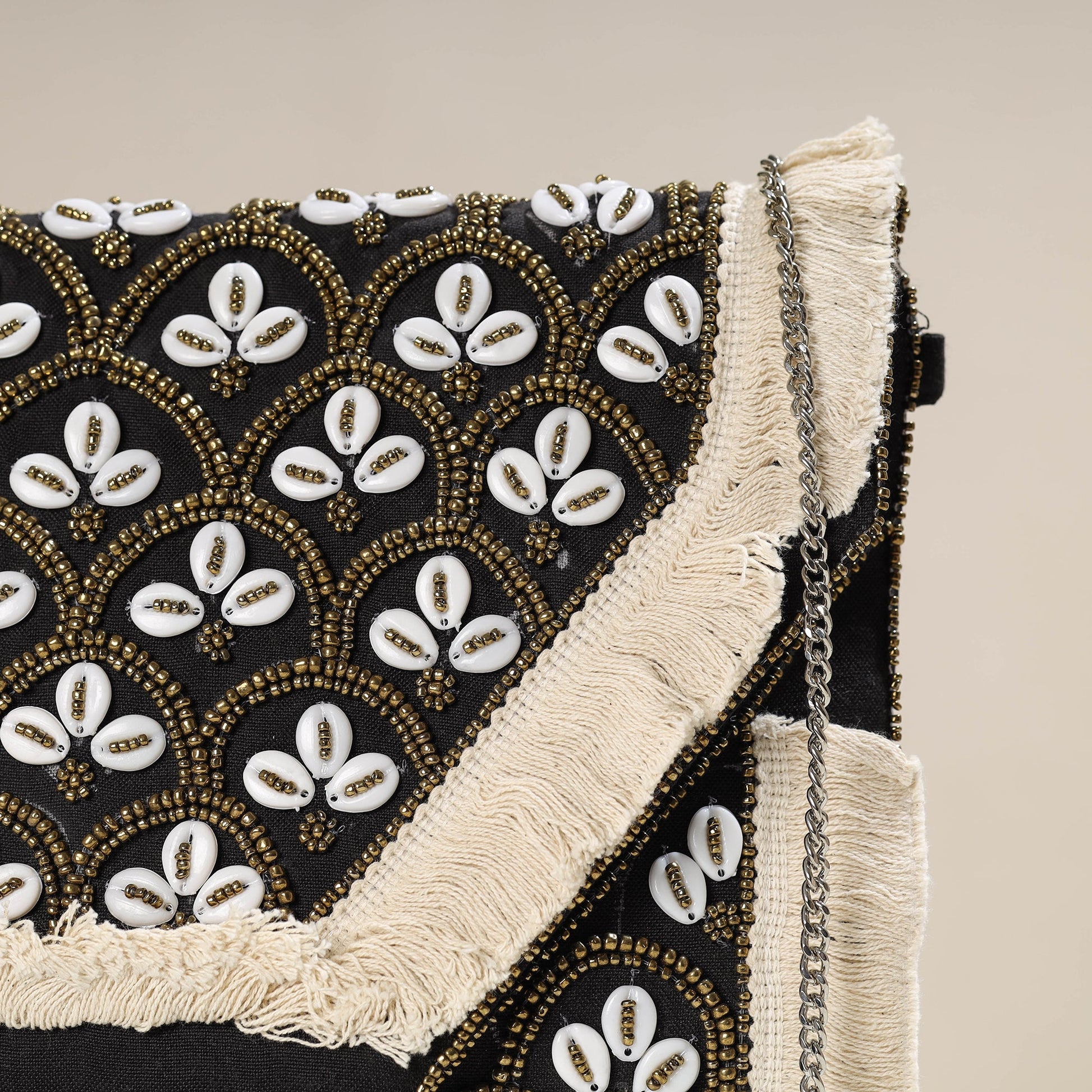 Black - Banjara Boho Ethnic Embellished Handcrafted Sling Bag