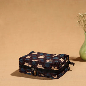 Brown - Handmade 4 Pockets Cotton Jewelry Bag 41