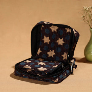 Brown - Handmade 4 Pockets Cotton Jewelry Bag 41