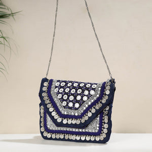 Blue - Banjara Boho Ethnic Embellished Handcrafted Sling Bag