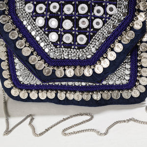 Blue - Banjara Boho Ethnic Embellished Handcrafted Sling Bag