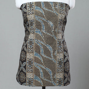 Black - 3pc Block Print Cotton Ajrakh Dress Material 02