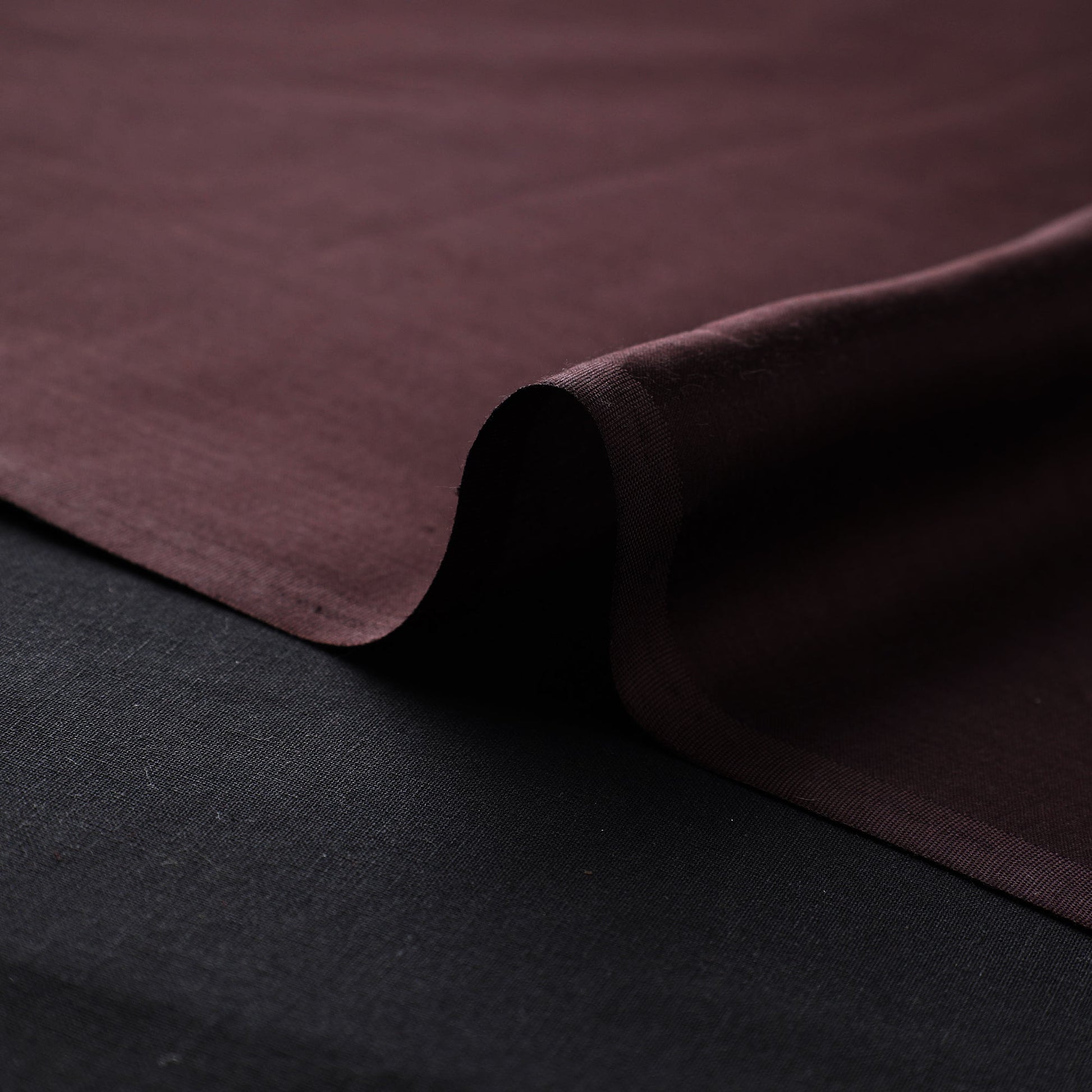 Brown - Plain Pure Modal Silk Fabric 01
