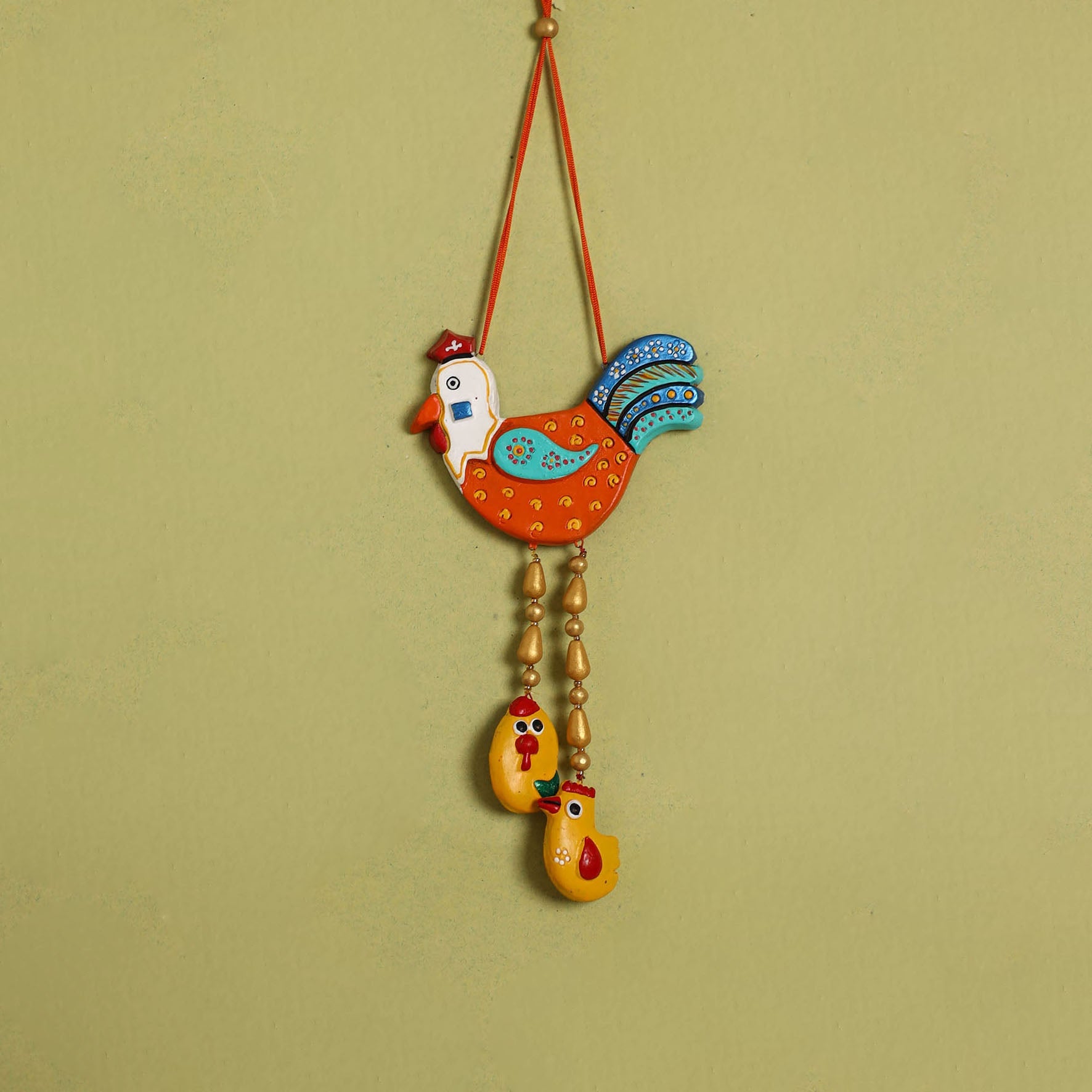 Bishnupur Handpainted Terracotta Wall Hanging 84