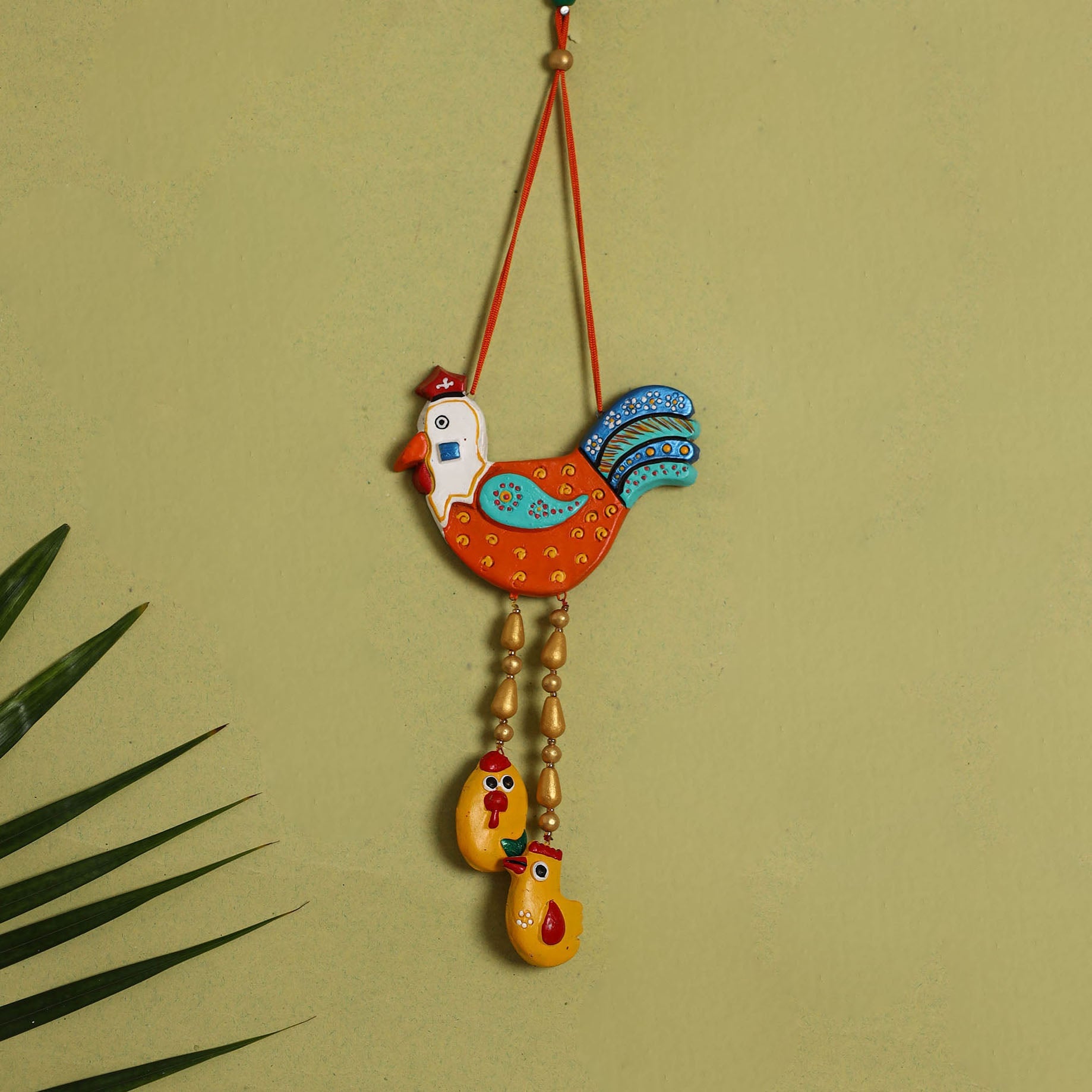 Bishnupur Handpainted Terracotta Wall Hanging 84