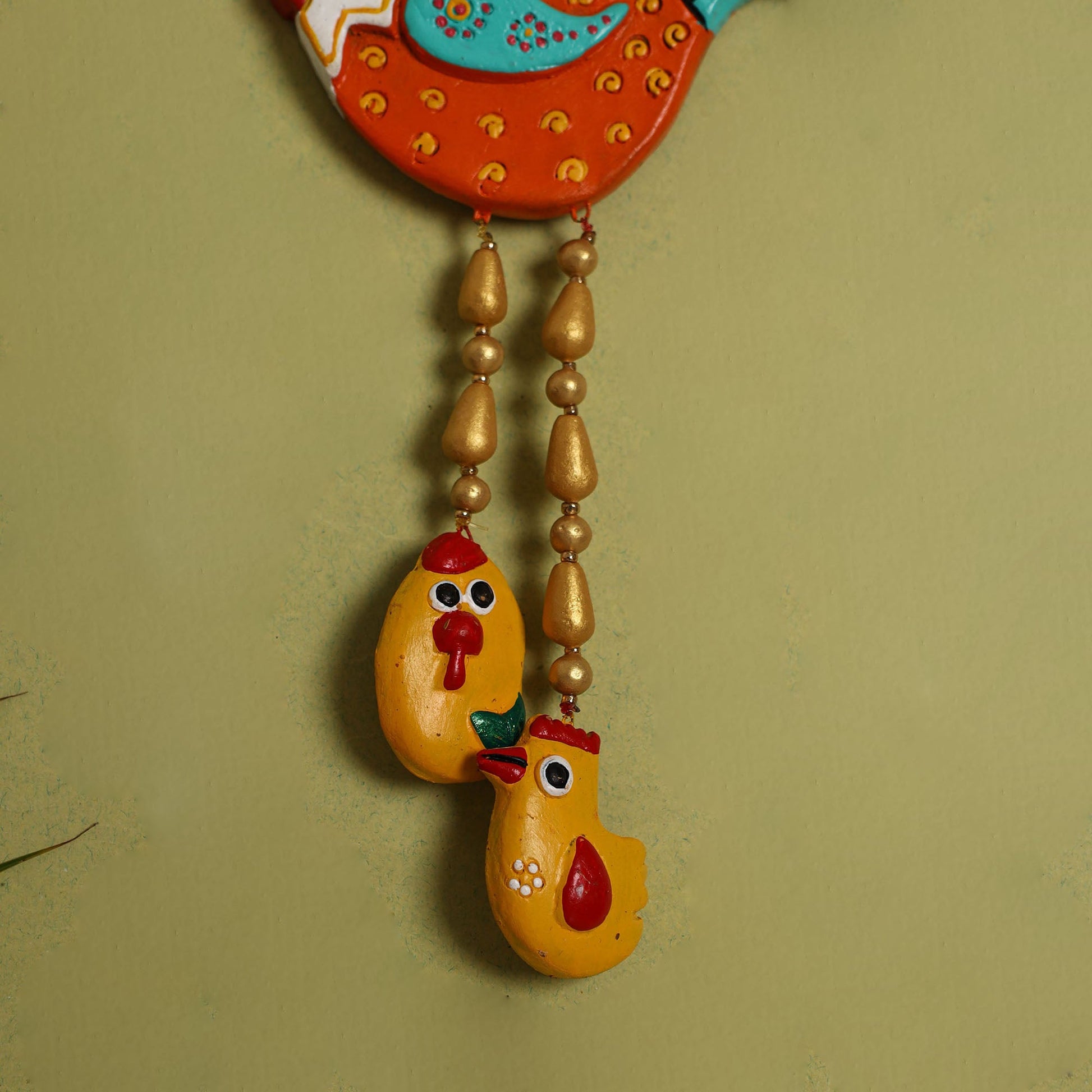 Bishnupur Handpainted Terracotta Wall Hanging 84