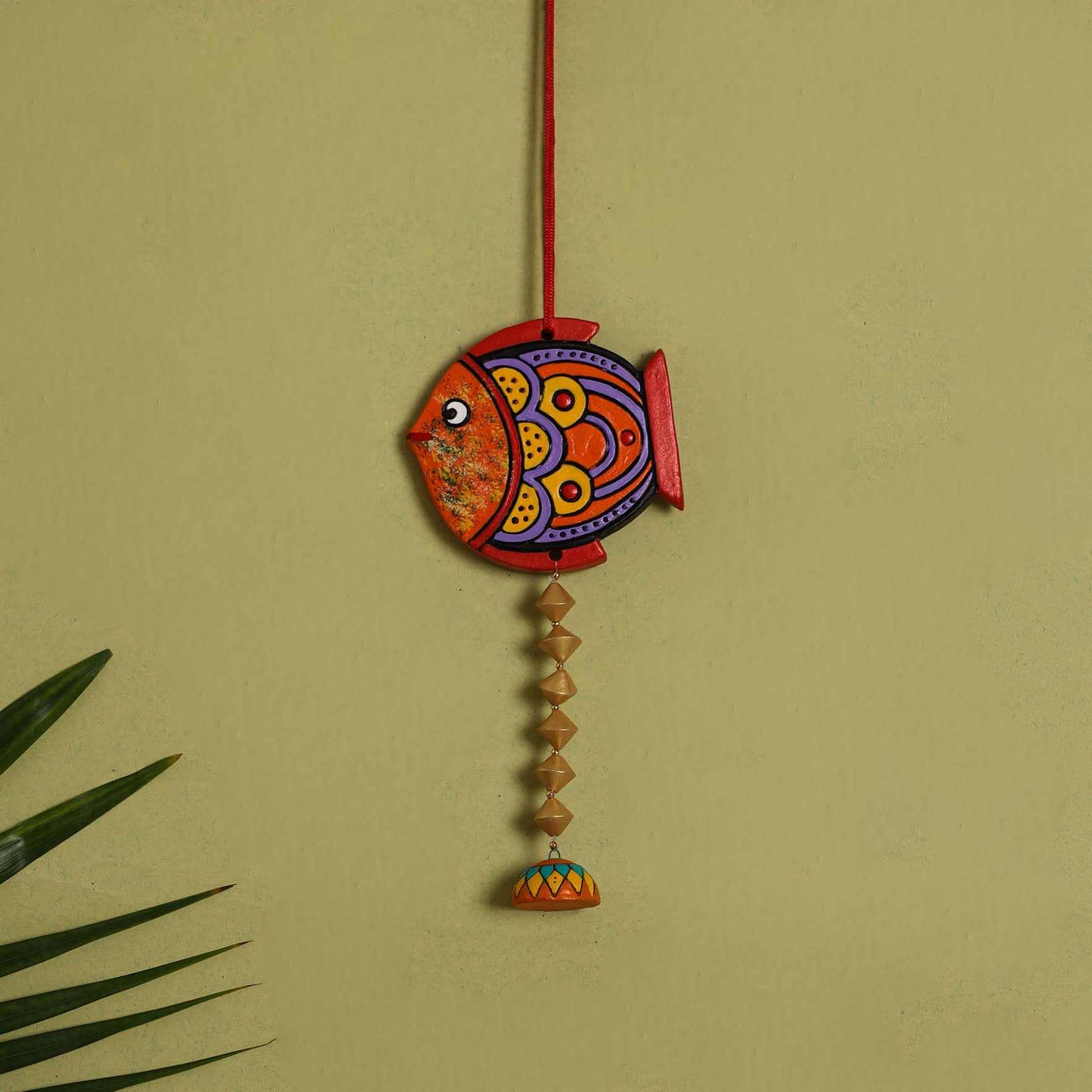 Bishnupur Handpainted Terracotta Wall Hanging 83