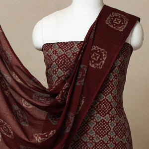 3pc Cotton Kutch Batik Print Dress Material 01