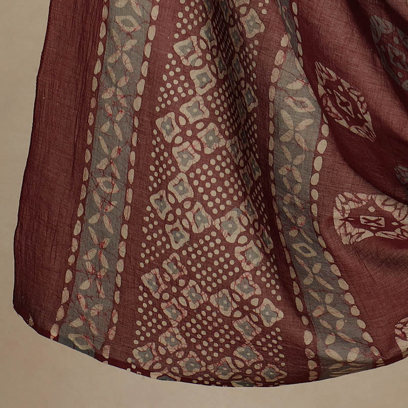 3pc Cotton Kutch Batik Print Dress Material 01