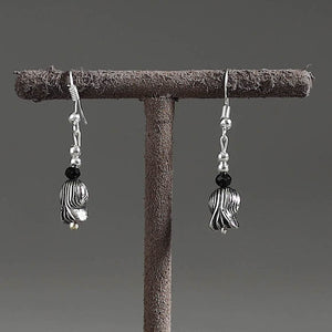 Flower - Handmade Metal & Beadwork Earrings 12