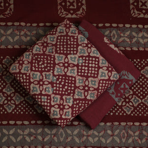 3pc Cotton Kutch Batik Print Dress Material 01