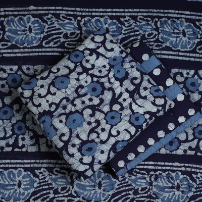 3pc Cotton Kutch Batik Print Dress Material 04