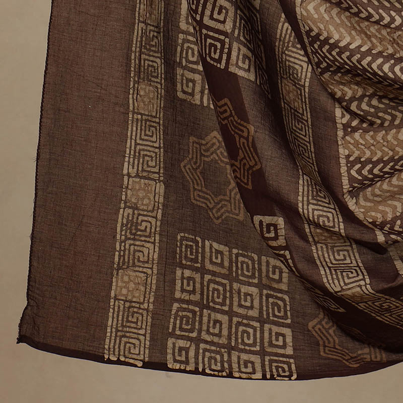 3pc Cotton Kutch Batik Print Dress Material 11