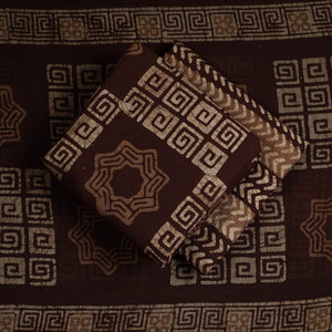 3pc Cotton Kutch Batik Print Dress Material 11