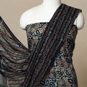 3pc Cotton Kutch Batik Print Dress Material 14