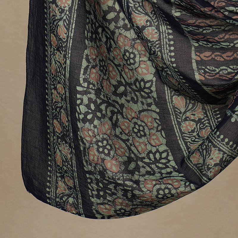 3pc Cotton Kutch Batik Print Dress Material 14