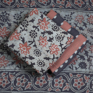 3pc Cotton Kutch Batik Print Dress Material 13