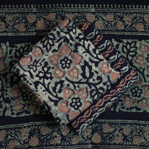 3pc Cotton Kutch Batik Print Dress Material 14