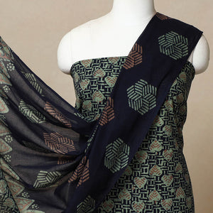 3pc Cotton Kutch Batik Print Dress Material 23