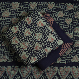3pc Cotton Kutch Batik Print Dress Material 23
