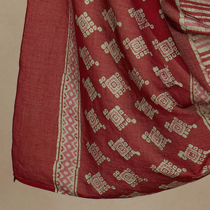 3pc Cotton Kutch Batik Print Dress Material 25