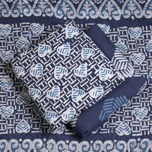 3pc Cotton Kutch Batik Print Dress Material 28