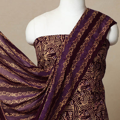 3pc Cotton Kutch Batik Print Dress Material 29