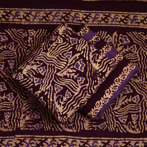 3pc Cotton Kutch Batik Print Dress Material 29