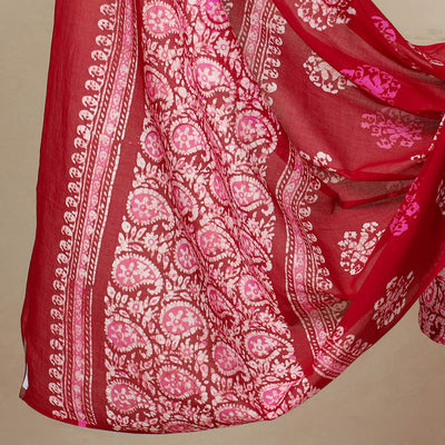 3pc Cotton Kutch Batik Print Dress Material 32