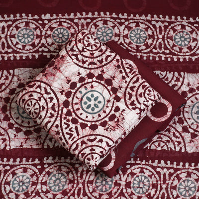 3pc Cotton Kutch Batik Print Dress Material 31